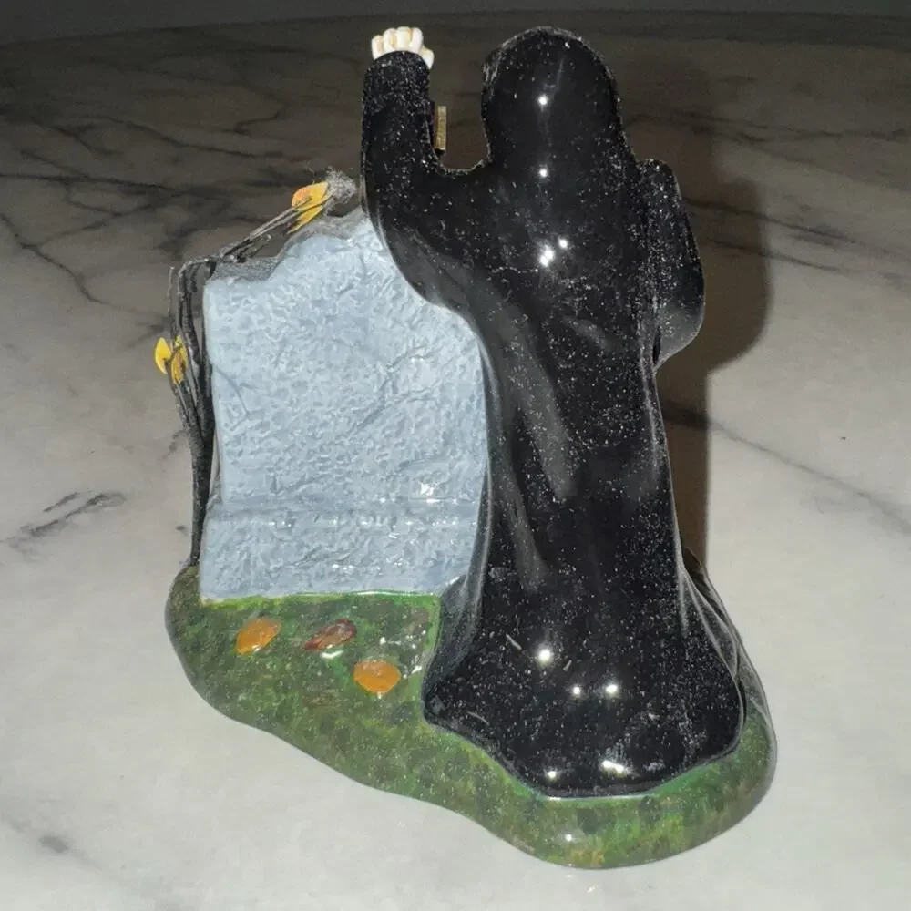 Department 56 Snow Village Halloween Spooky Sign Grim‎ Reaper 53044 Customizable